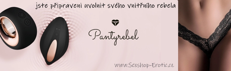 banner vibrátor do kalhotek pantyrebel vibrating thong