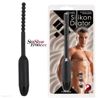 Dilator PEARL silikon 8 mm černý