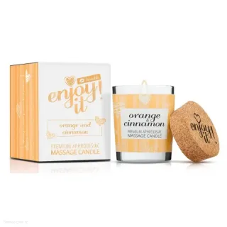 Masážní svíčka MAGNETIFICO - ENJOY IT! Orange and Cinnamon 70 ml