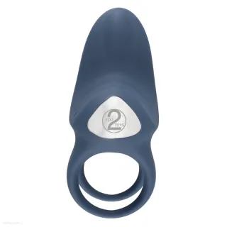 Vibrační kroužek na penis You2Toys Double Ring blue