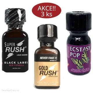 POPPERS akční balíček Extáze 3ks