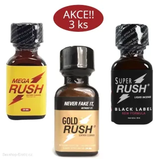 POPPERS akční balíček RUSH 3ks