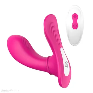 Vibrátor do kalhotek DREAM TOYS VIBES OF LOVE REMOTE PANTY G magenta