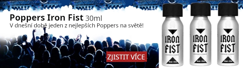 Poppers Iron Fist 30ml Amyl Nitrite jeden z nejlepších