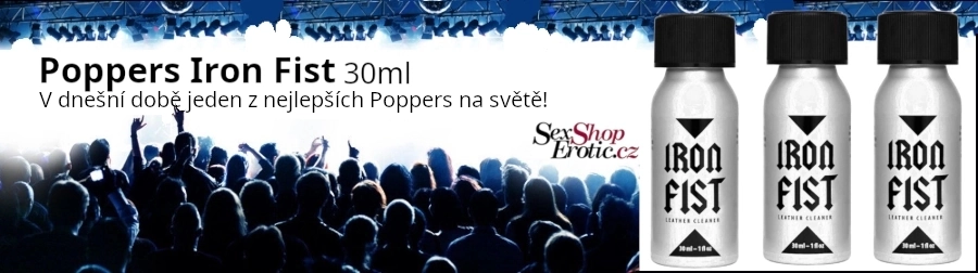 Poppers Iron Fist 30 ml Amyl Nitride 1 z nejlepších Poppers ve světě dnešní doby